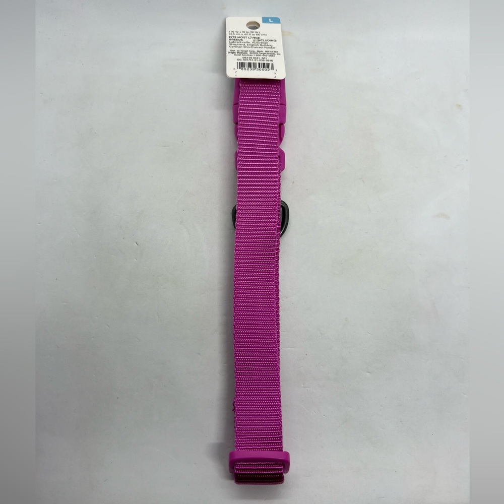 NWT Boots & Barkley Large Fuchsia Dog Collar - Picture 2 of 5